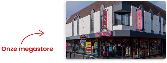 De megastore van Carnavalsland