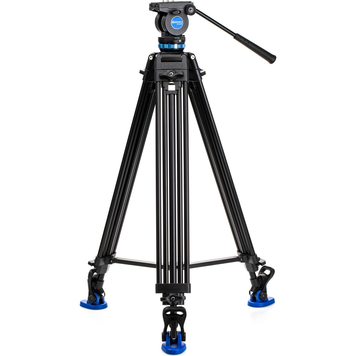 Benro KH26P tripod Digitaal/filmcamera 3 poot/poten Zwart, Blauw