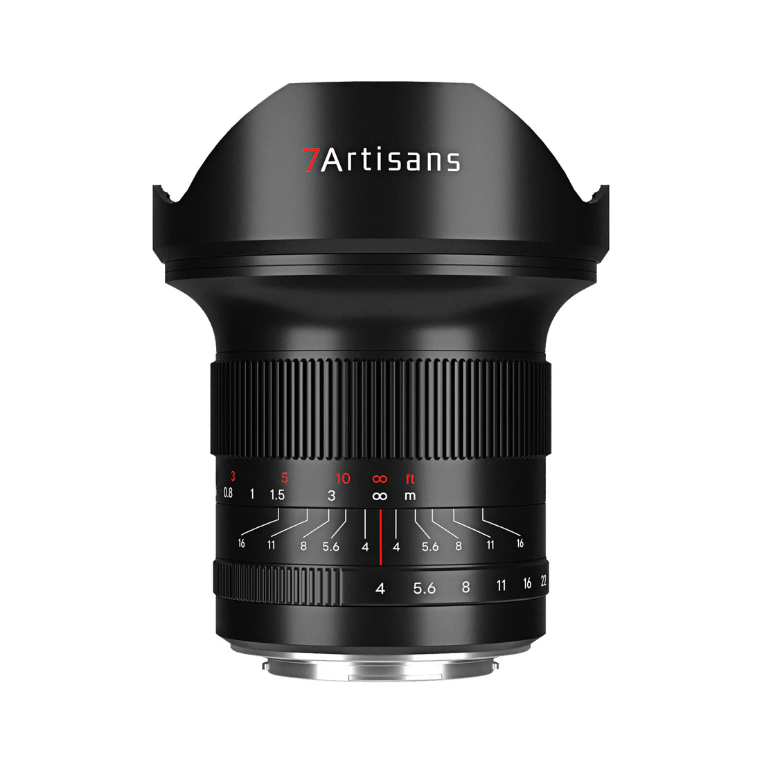 7Artisans 15mm f/4, Sony E MILC Ultra-groothoeklens Zwart