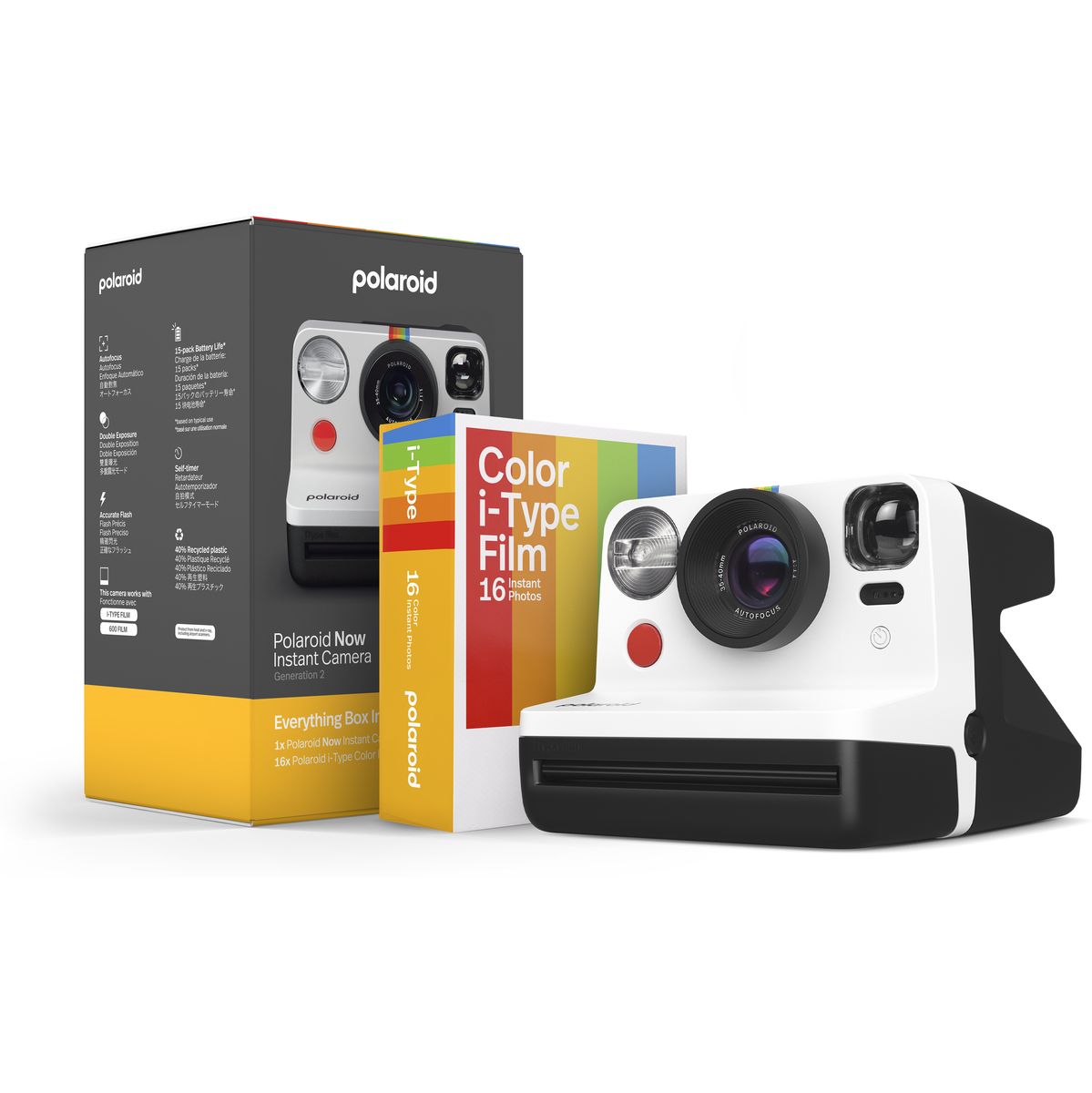 Polaroid EB Now Gen 2 Zwart & Wit