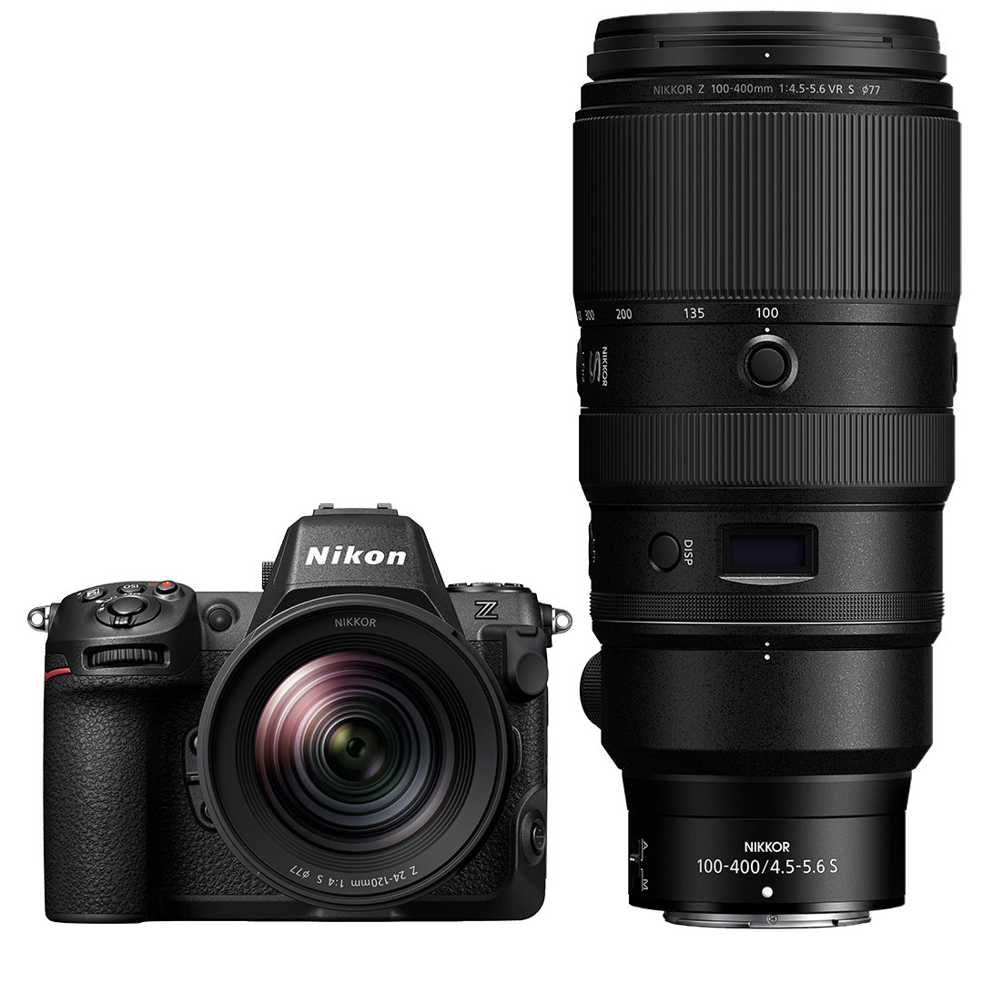 Nikon Z 8 Lens Kit (w/24-120 f/4 S)+NIKKOR Z 100-400mm f/4.5-5.6 VR S