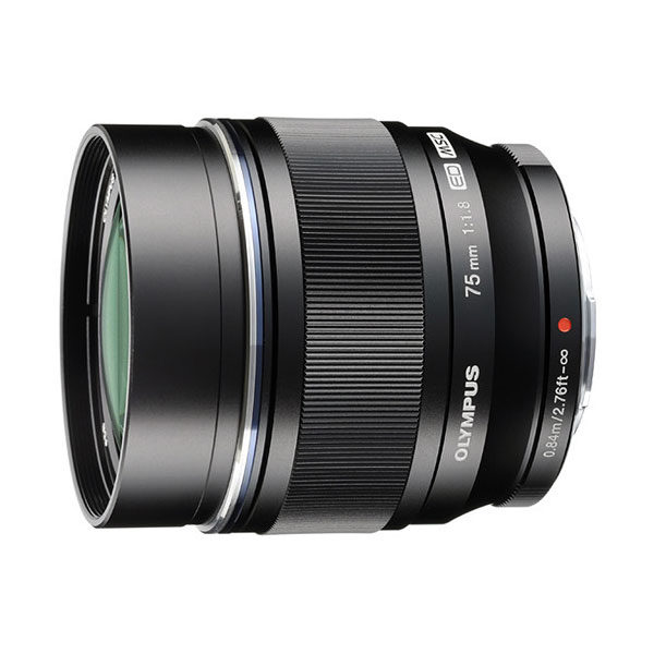 OM SYSTEM M.Zuiko Digital ED 75mm F1:8 / ET-M7518 Black