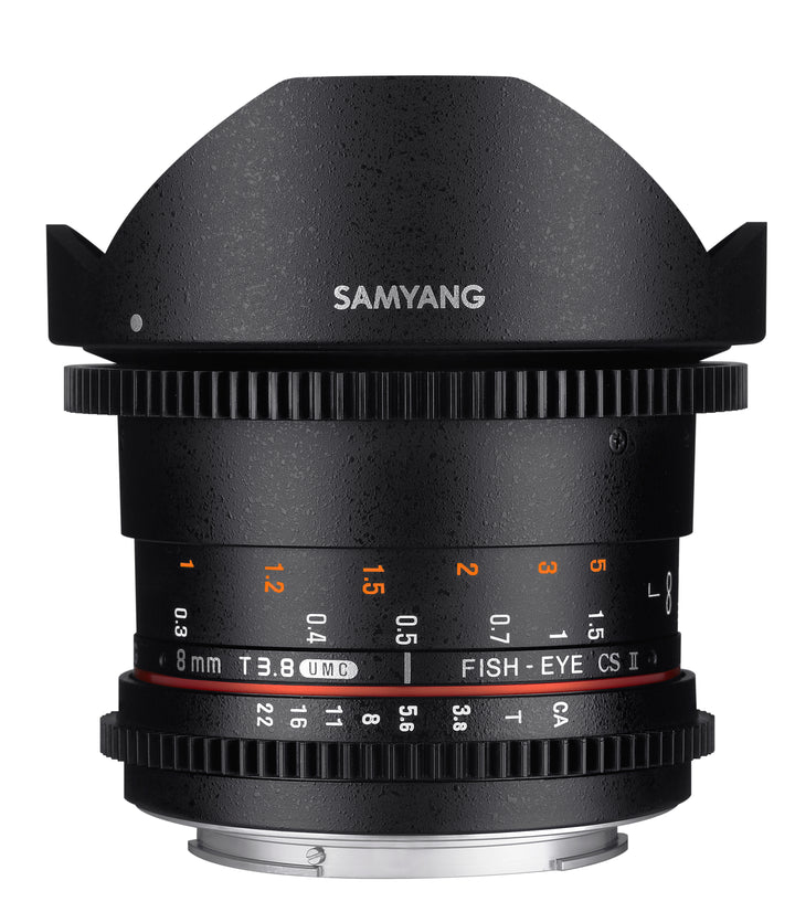 Samyang 8mm Diagonal Fisheye T3.8 Micro 4/3 VDSLR CSII