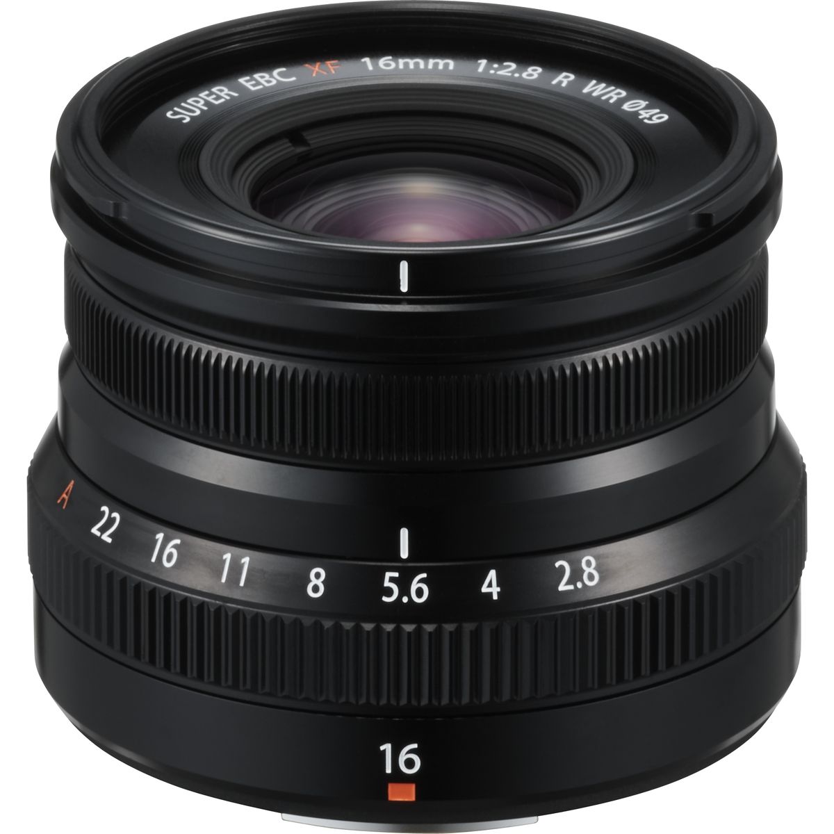 Fujifilm FUJINON XF16mmF2.8 R WR MILC Groothoeklens Zwart