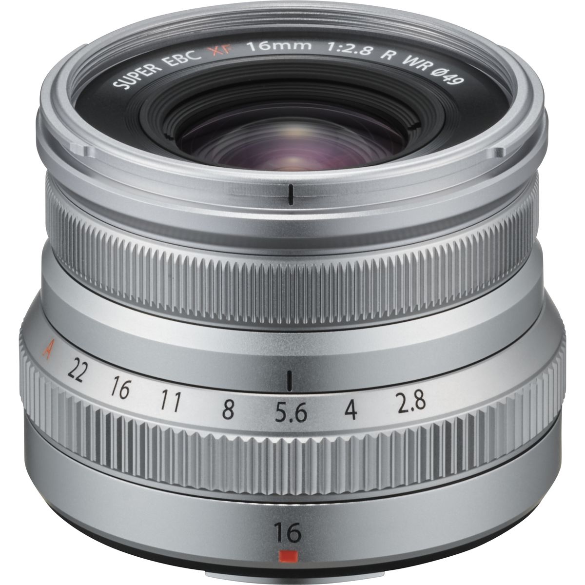 Fujifilm FUJINON XF 16mmF2.8 R WR MILC Groothoeklens Zilver