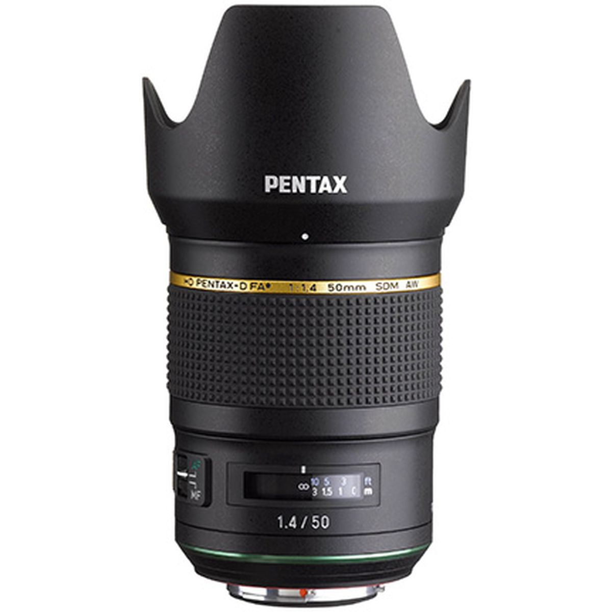 Pentax 50mm f/1,4, zwart SDM AW