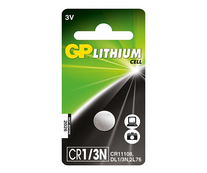 GP Photo Lithium CR1/3N DL1/3NC1 2L76 Blister 1