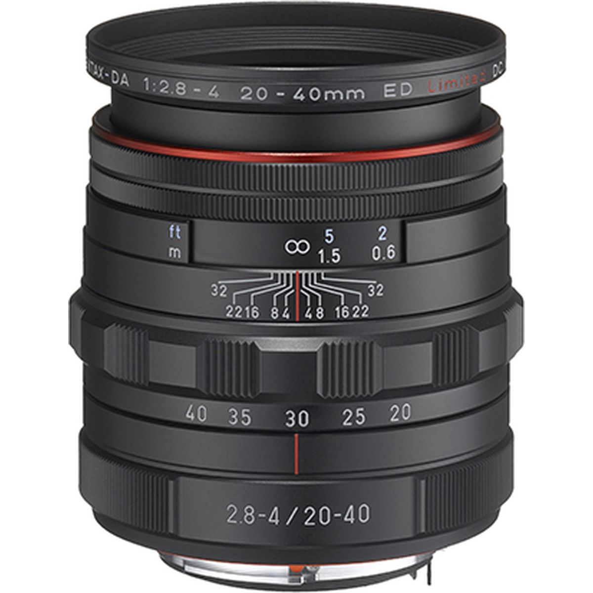 Pentax HD DA 20-40  ED DC WR Zwart