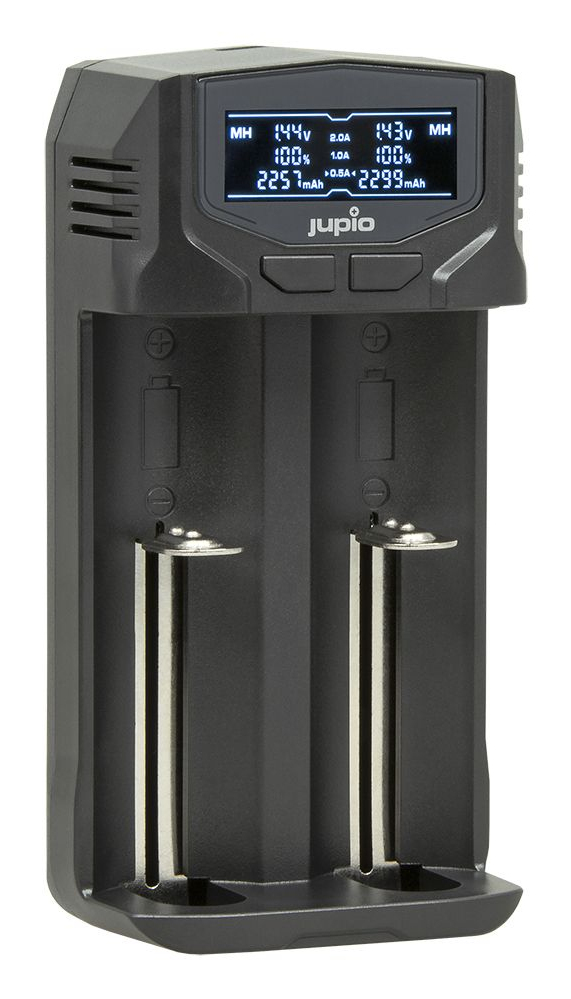 Jupio USB-C 2-slots Fast Multi Charger LCD