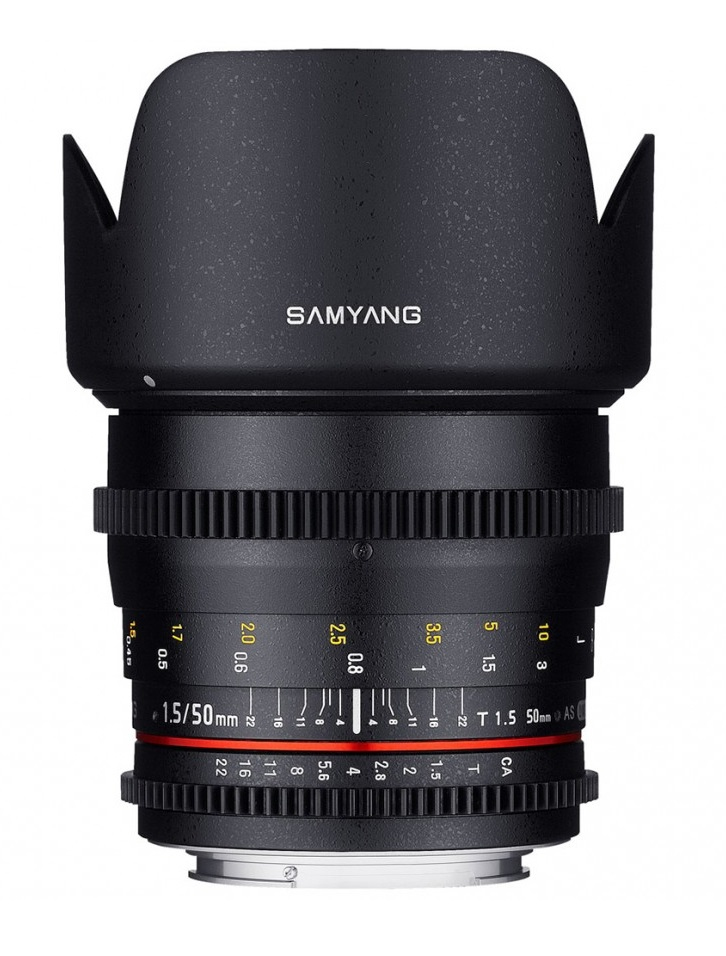 Samyang 50mm T1.5 VDSLR AS UMC Canon EF