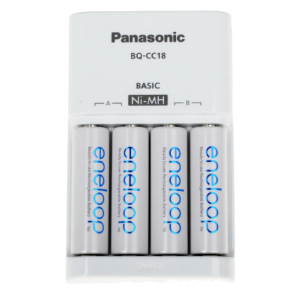 Eneloop MQN04 Lader + 4x AA 1900MaH