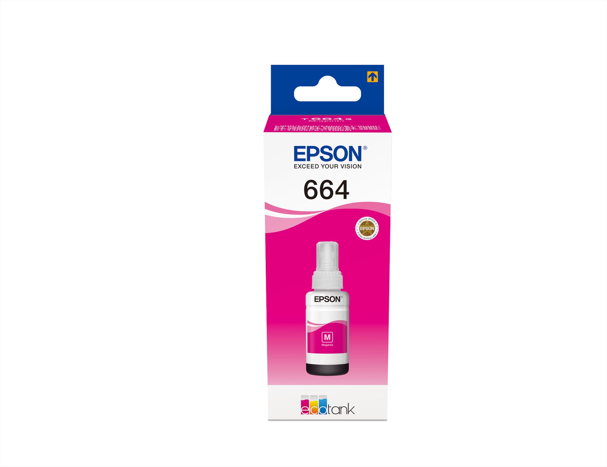 Epson kleur magenta T 664 70 ml               T 6643