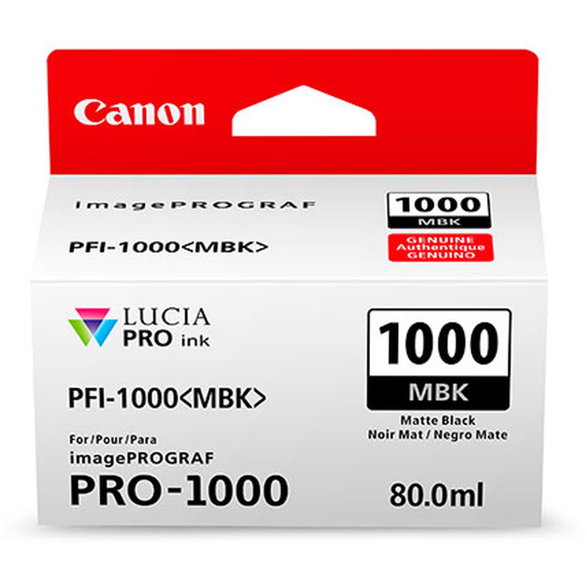 Canon PFI-1000 MBK mat zwart