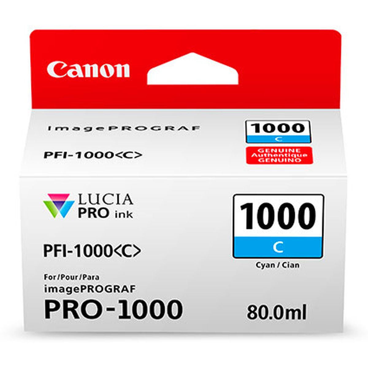 Canon PFI-1000 C cyaan