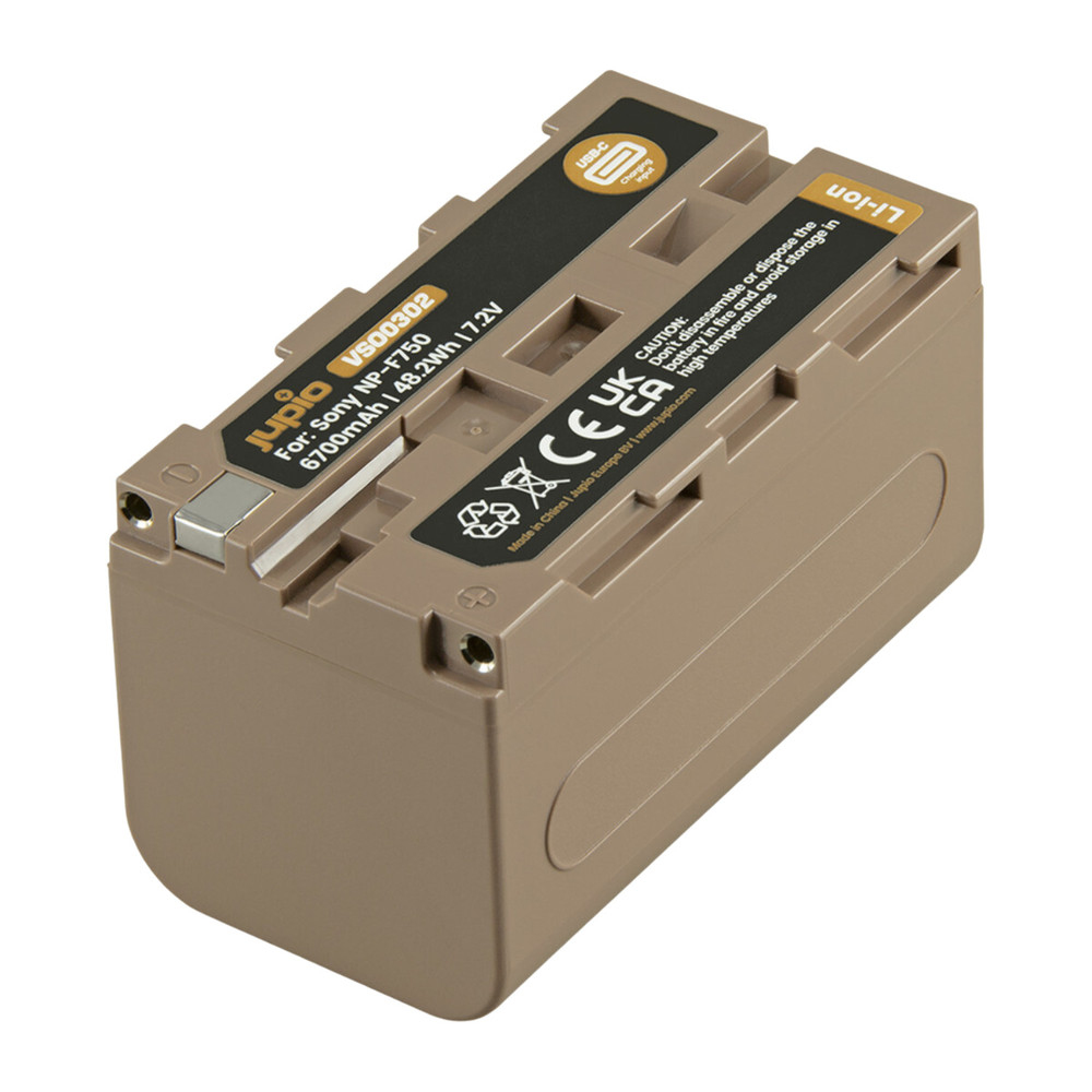 Jupio NP-F750 *ULTRA C* (USB-C input) 6700mAh