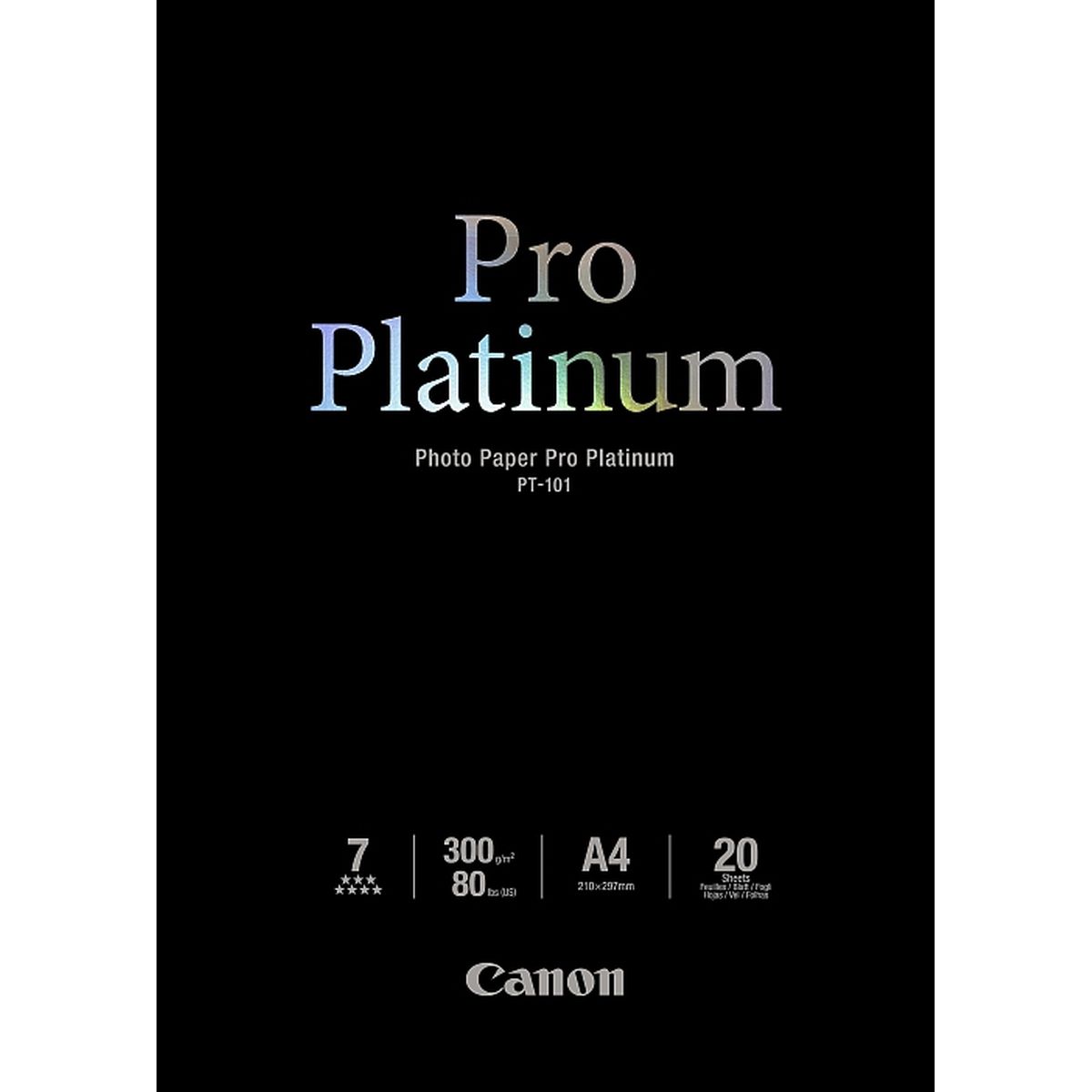 Photo Paper Pro Platinum PT-101 A4 20 Sheets