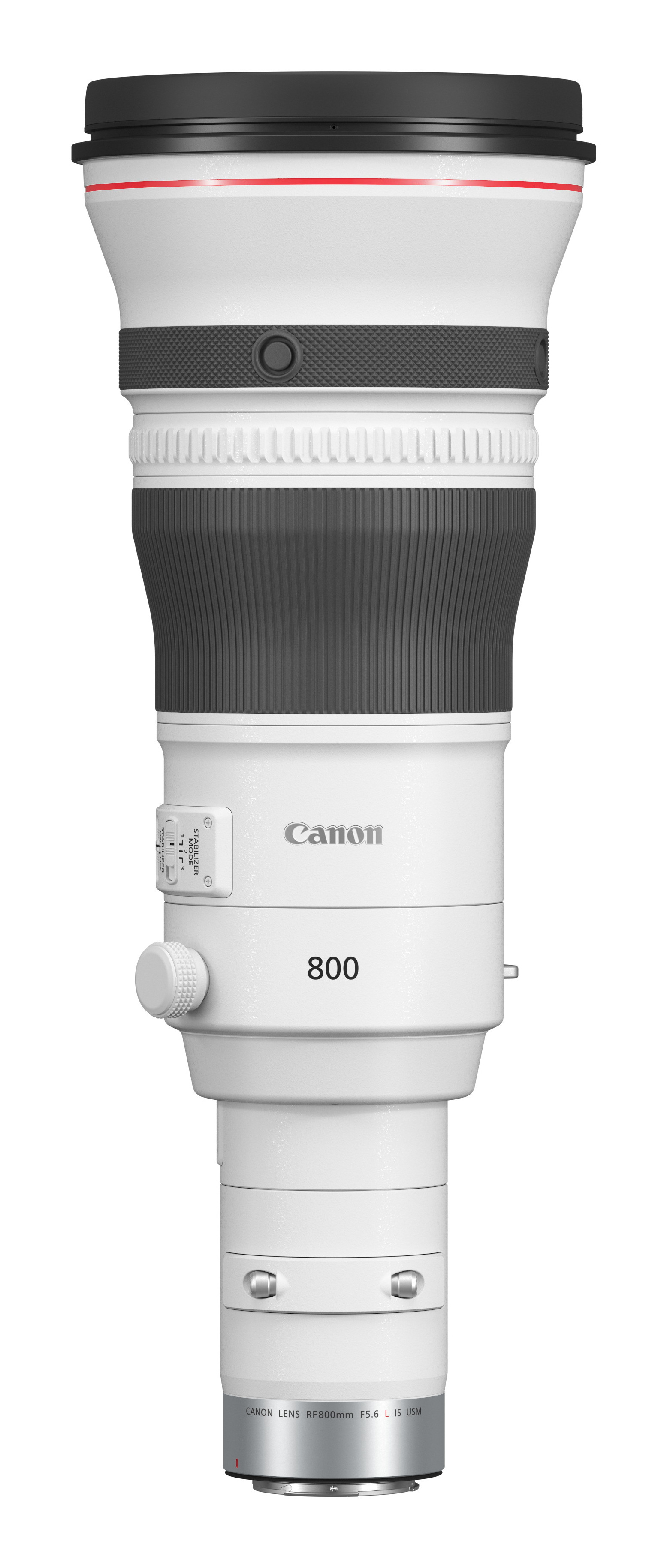 Canon RF 800mm F5.6 L IS USM MILC Super telelens Zwart, Wit