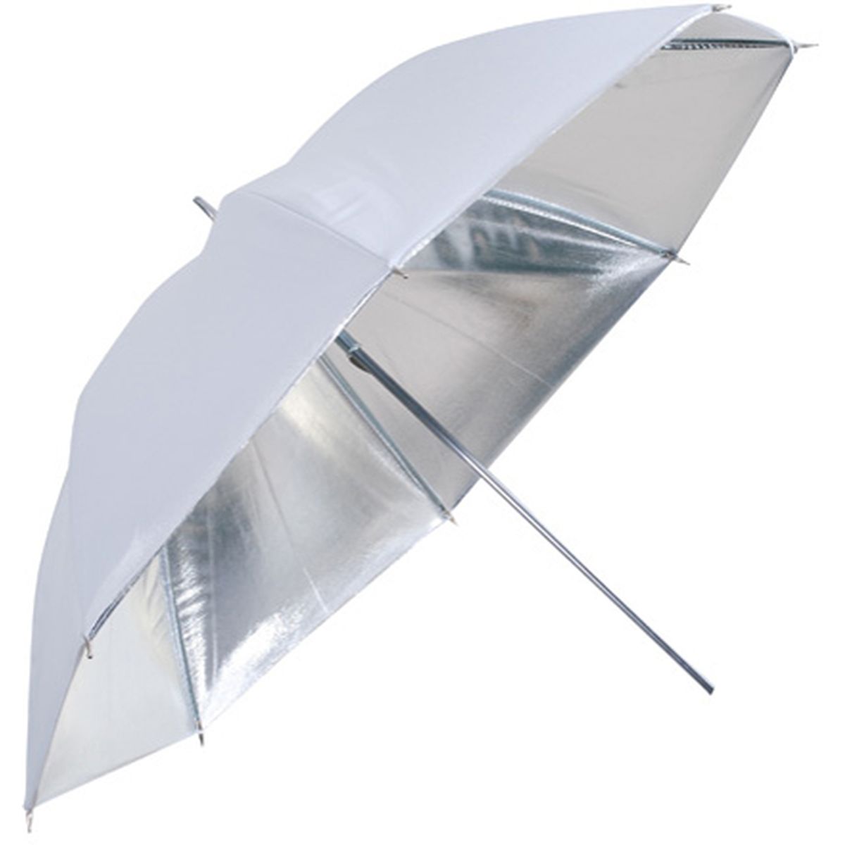 Falcon Eyes Flitsparaplu UR-32S Zilver/Wit 80 cm