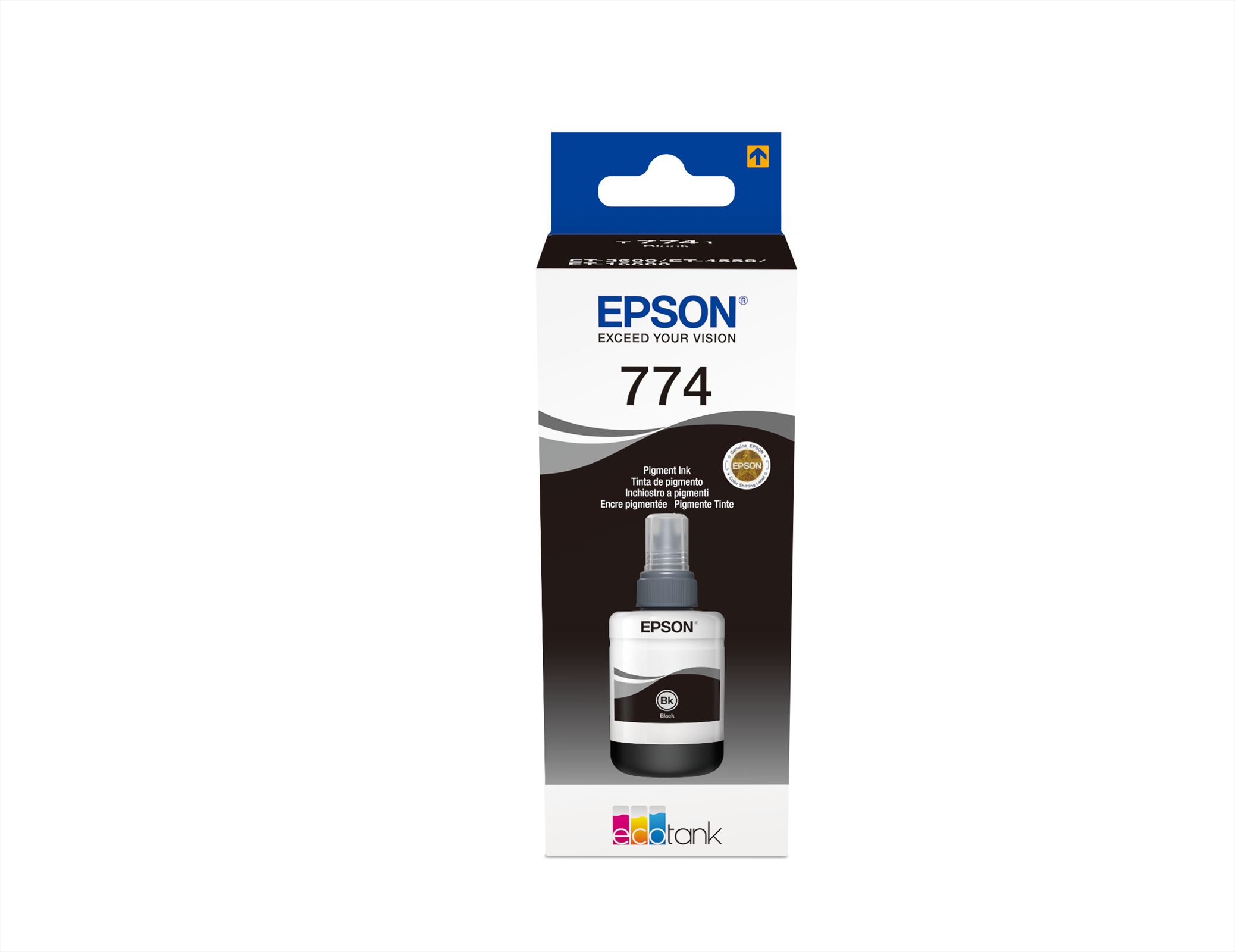 Epson inkt zwart T 774 140 ml              T 7741