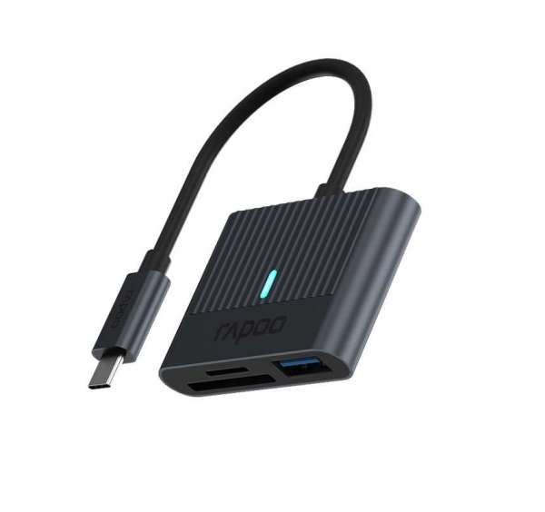 Rapoo USB-C Cardreader Grey