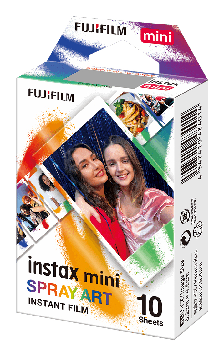 Fujifilm Instax MINI Spray Art Film Meerkleurig