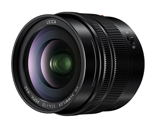 Panasonic H-X012E Leica 12mm/f1.4 Black