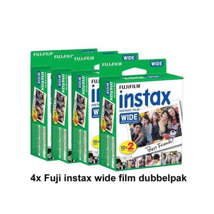 Fujifilm Instax wide Film 4 pack 2x10