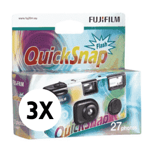 Fujifilm Quicksnap Flash 27 3pak