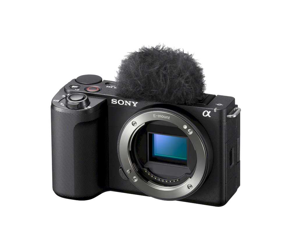 Sony ZV E10 vlogcamera + 16-50 lens +Sony SEL 55-210mm/F4.5-6.3 zwart
