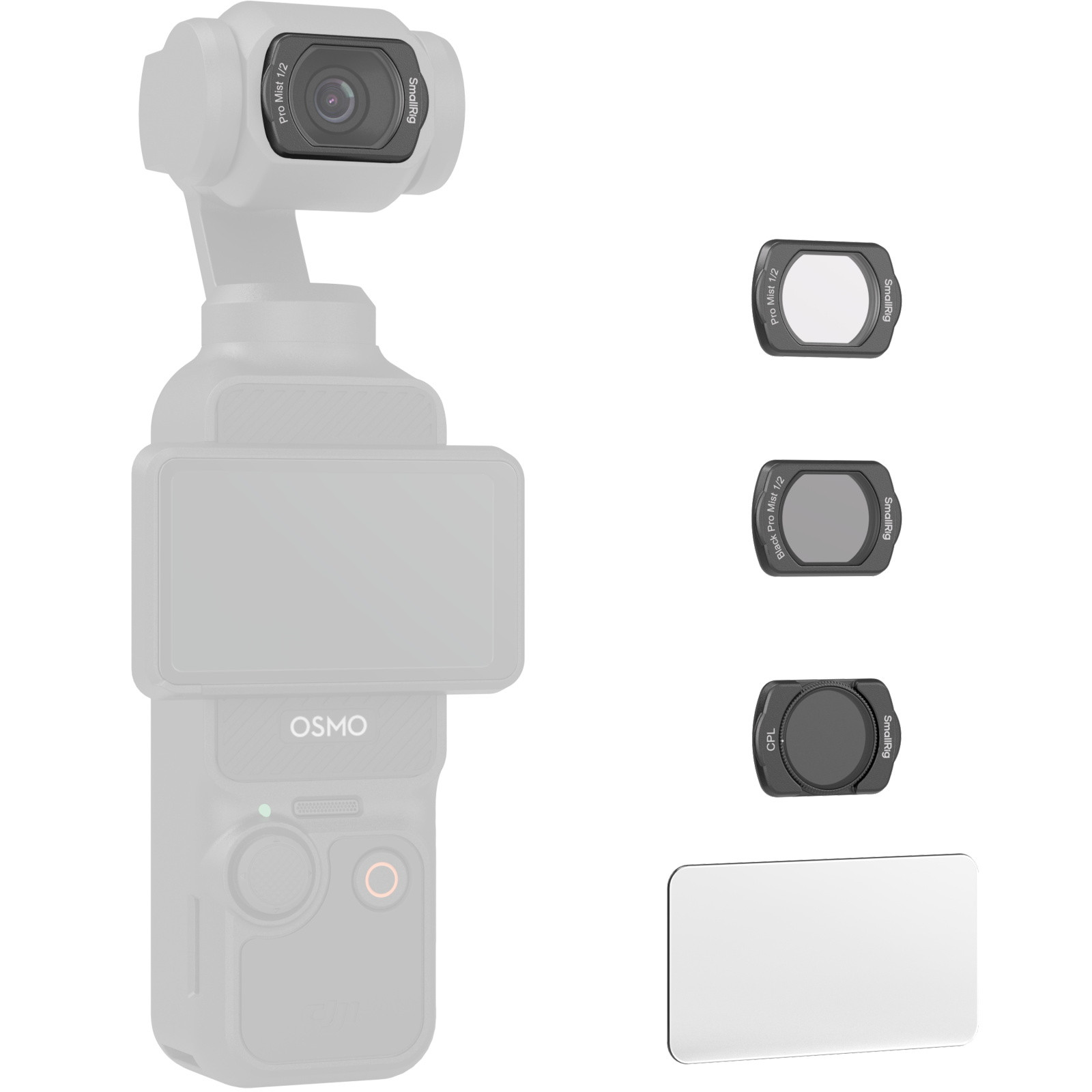 Smallrig 4775 voor DJI OSmo pocket 3 Black / White Mist & CPL Filter Set afbeelding