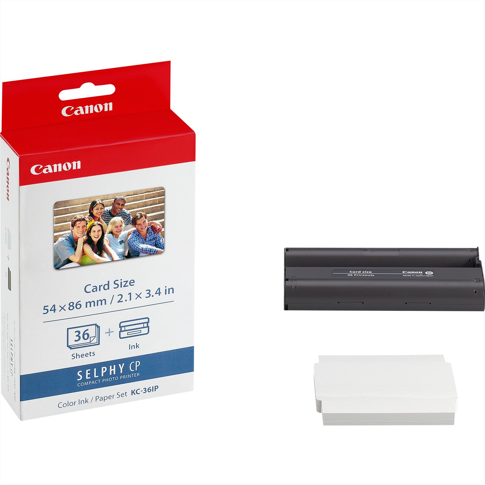 Canon KC-36IP Creditcard-size 54x86mm Inkt/Papier-set