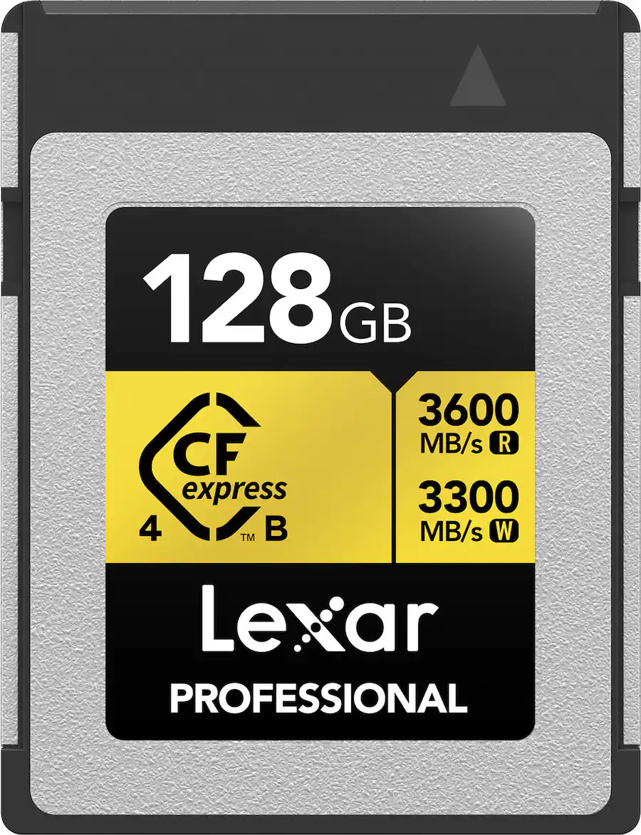 Lexar CFexpress Pro Type B Gold 4.0 Series 128GB