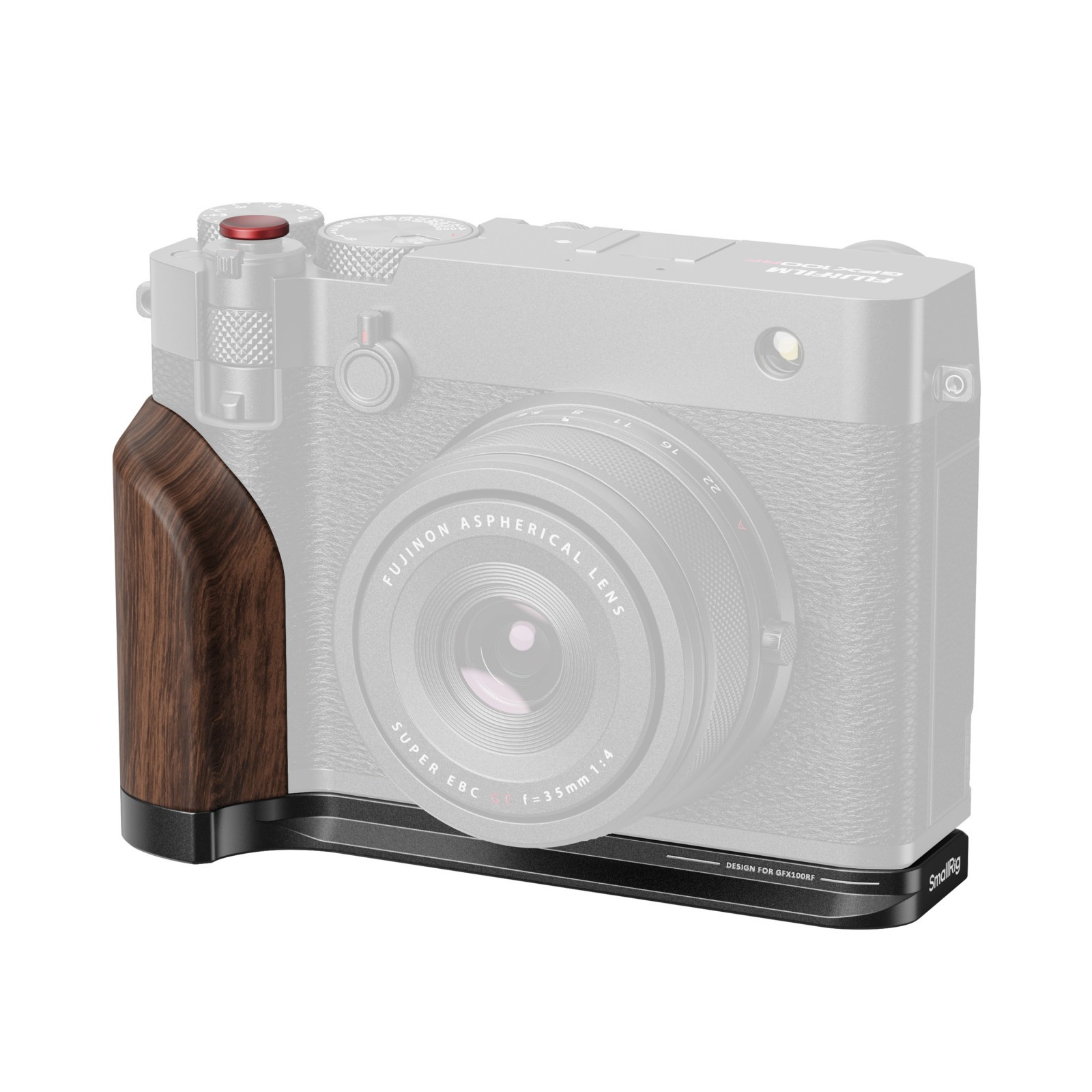 SmallRig 5266 L-Shape Mount Plate w/ Wooden Handle For FUJIFILM GFX100RF