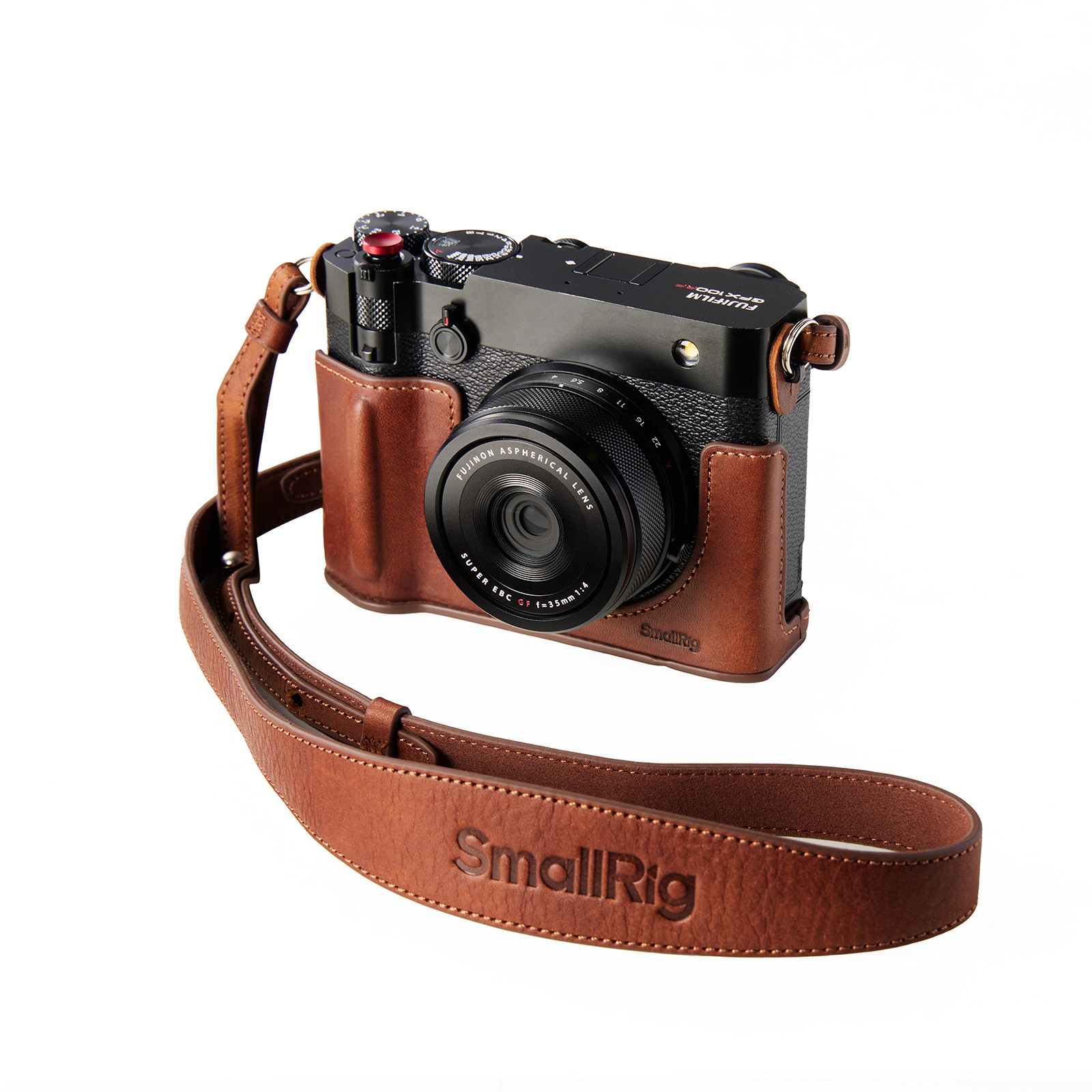 SmallRig 5268 Leather Case Kit For Fujifilm GFX100RF (Brown)