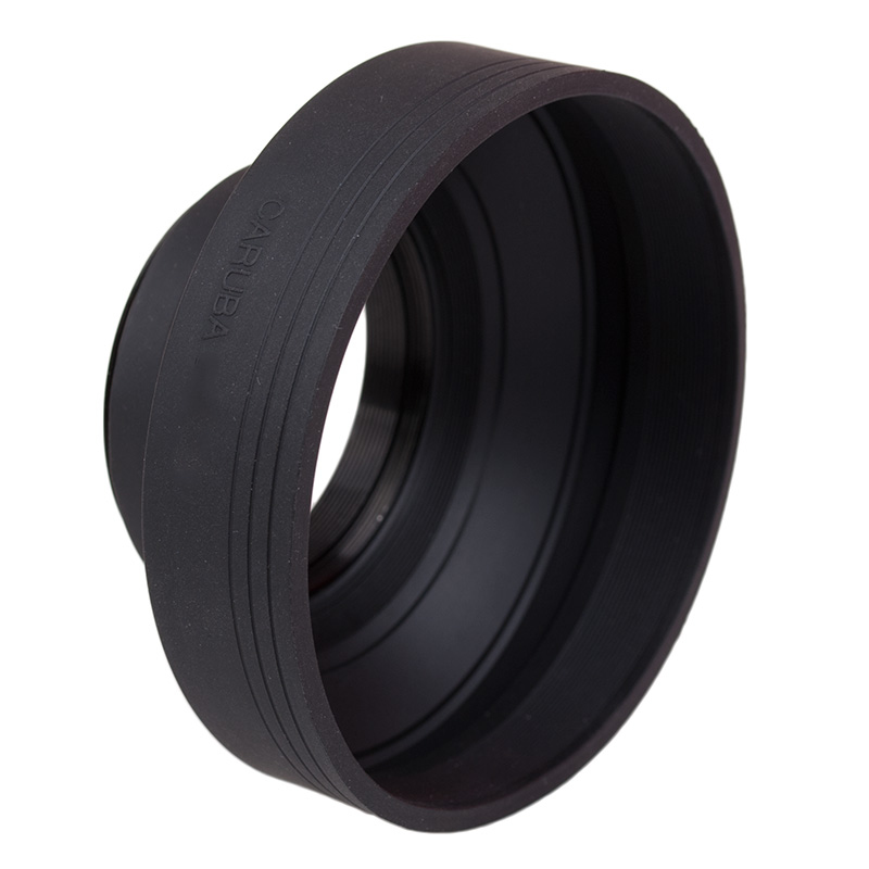 Caruba Rubberen Zonnekap 3in1 52mm