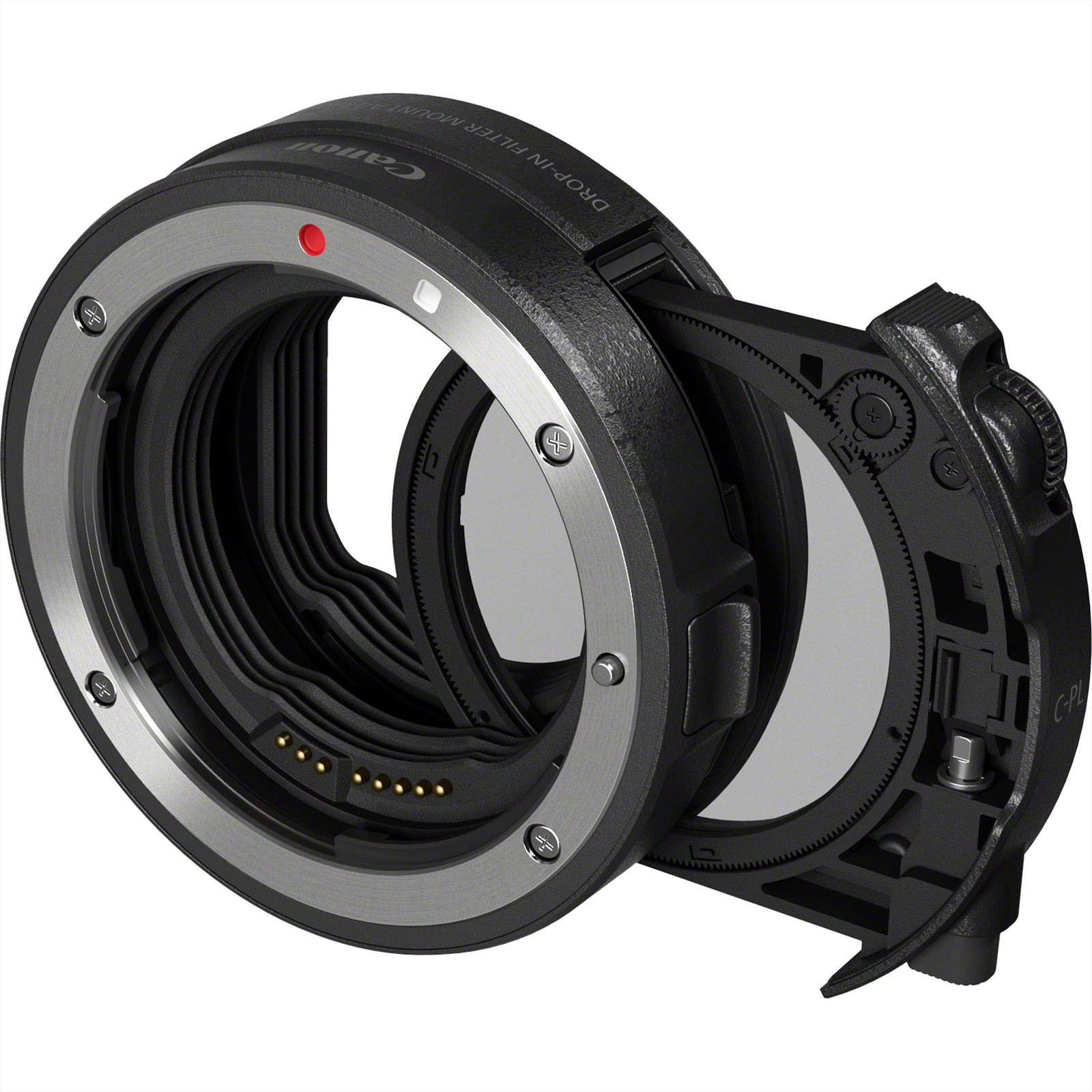 Canon Mount adapter EF-EF-EOS R w/ drop-in cir. pol.filter A