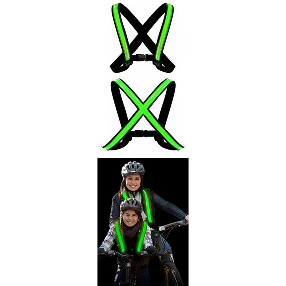 GoXtreme streetglow fullspectrum led vest (L/XL)
