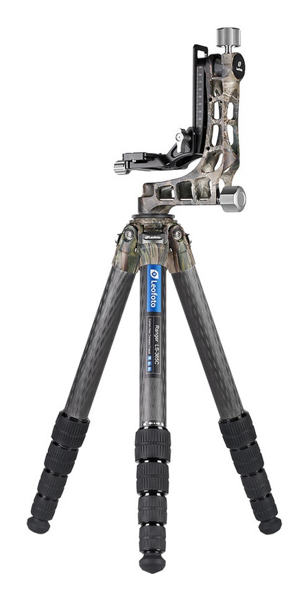 Leofoto LS-365C Ranger statief met PG-1 schommelkop