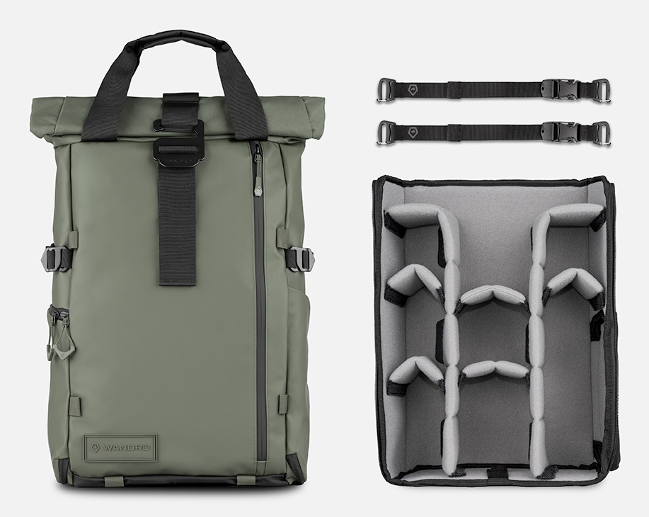 Wandrd PRVKE 31l Wasatch Green Pro Photography Bundle V4