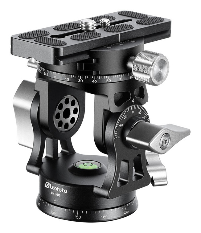 Leofoto VH-30R two-way head with handle and dual panorama
