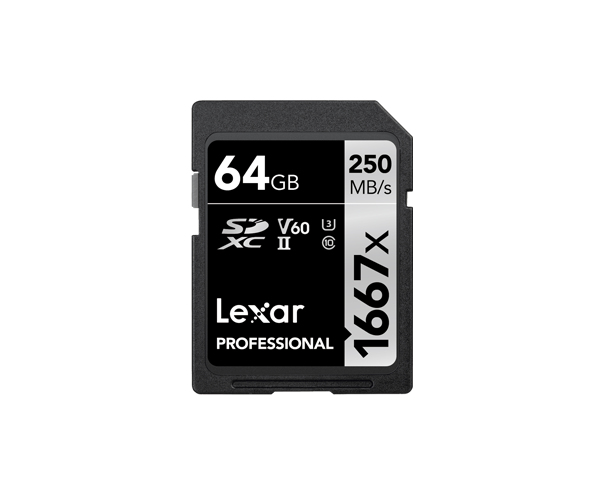 Lexar SDXC Professional UHS-II 1667x 64GB