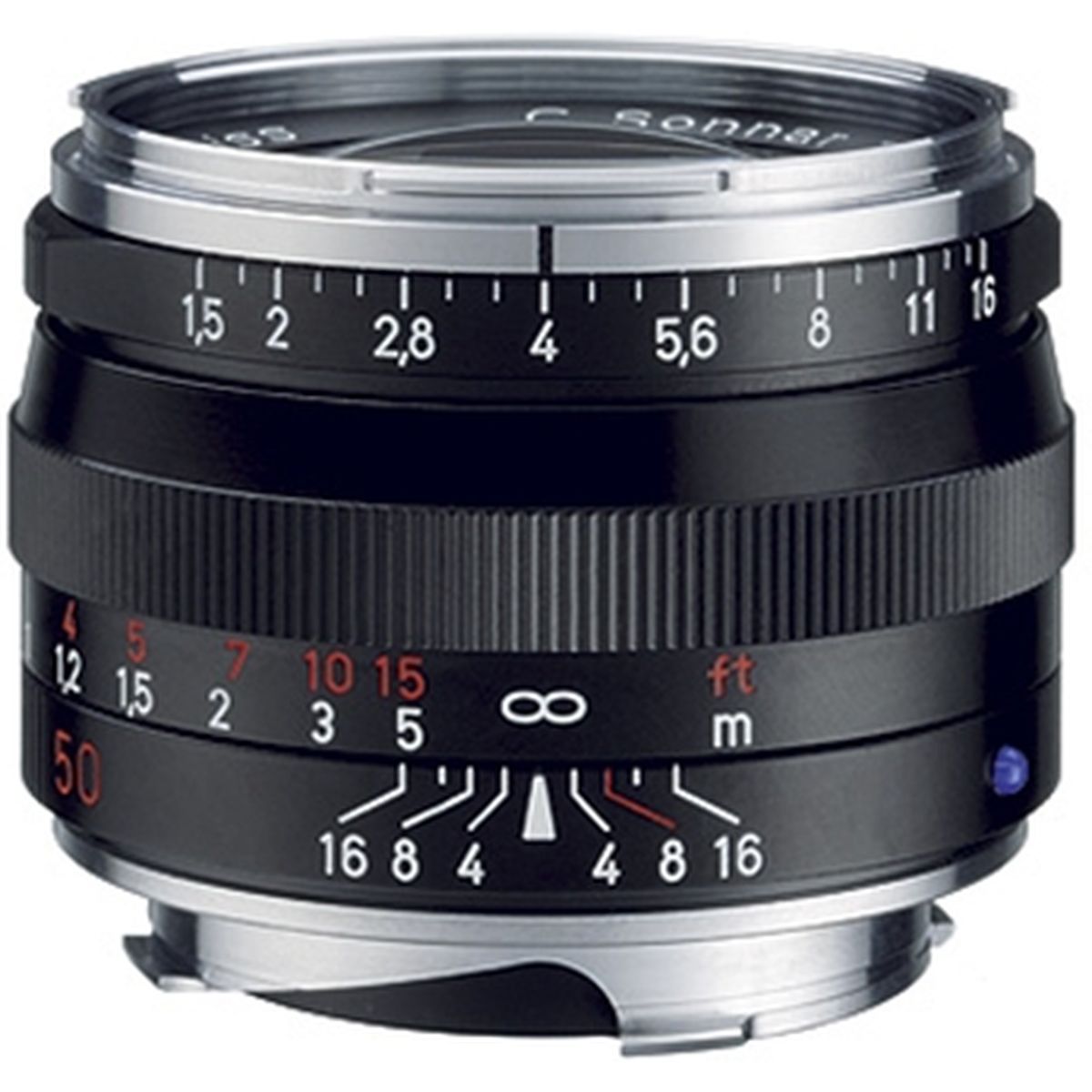Zeiss ZM 50mm F/1.5 C-Sonnar T* zwart