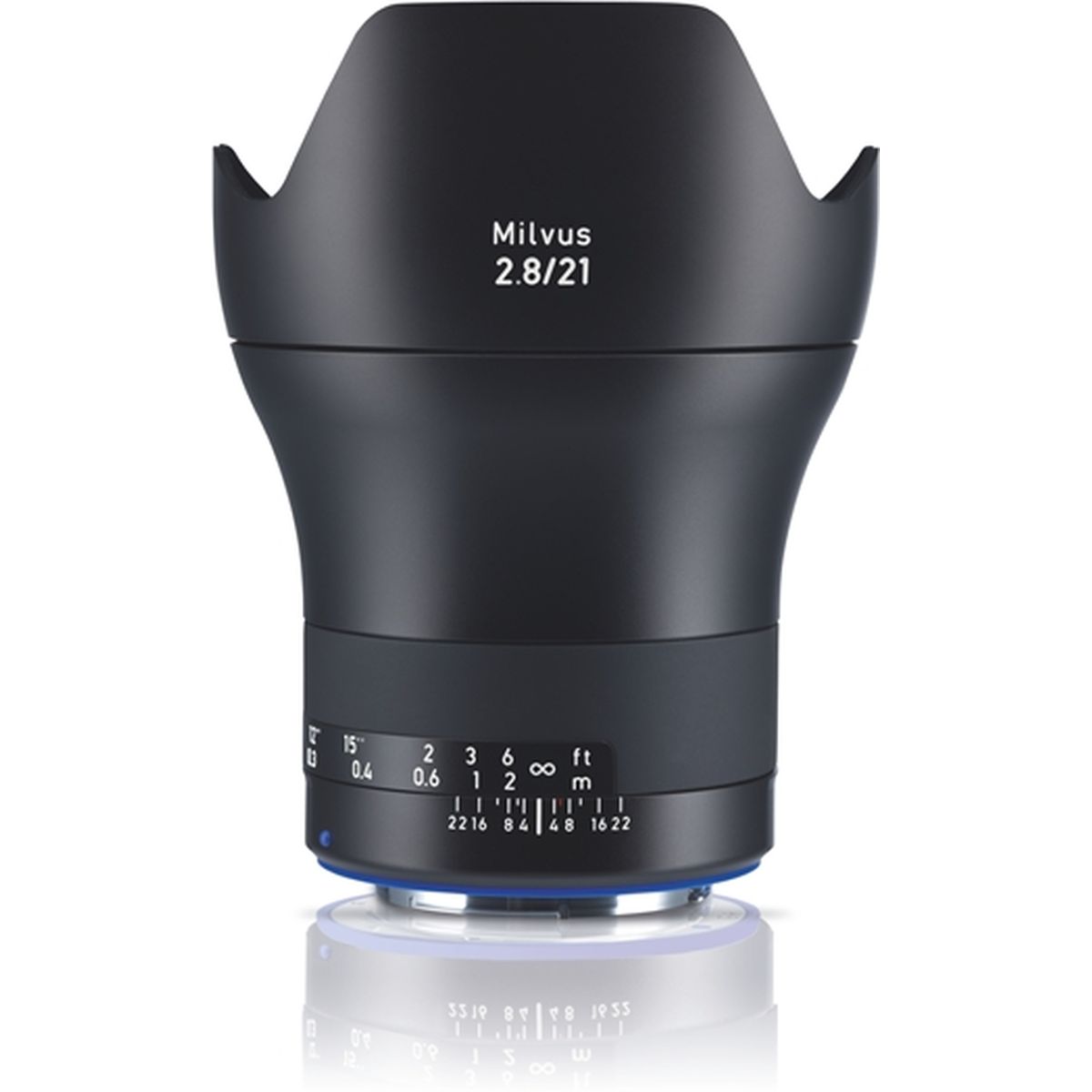 Zeiss Carl Milvus 2.8/21 SLR Groothoeklens Canon EF Zwart