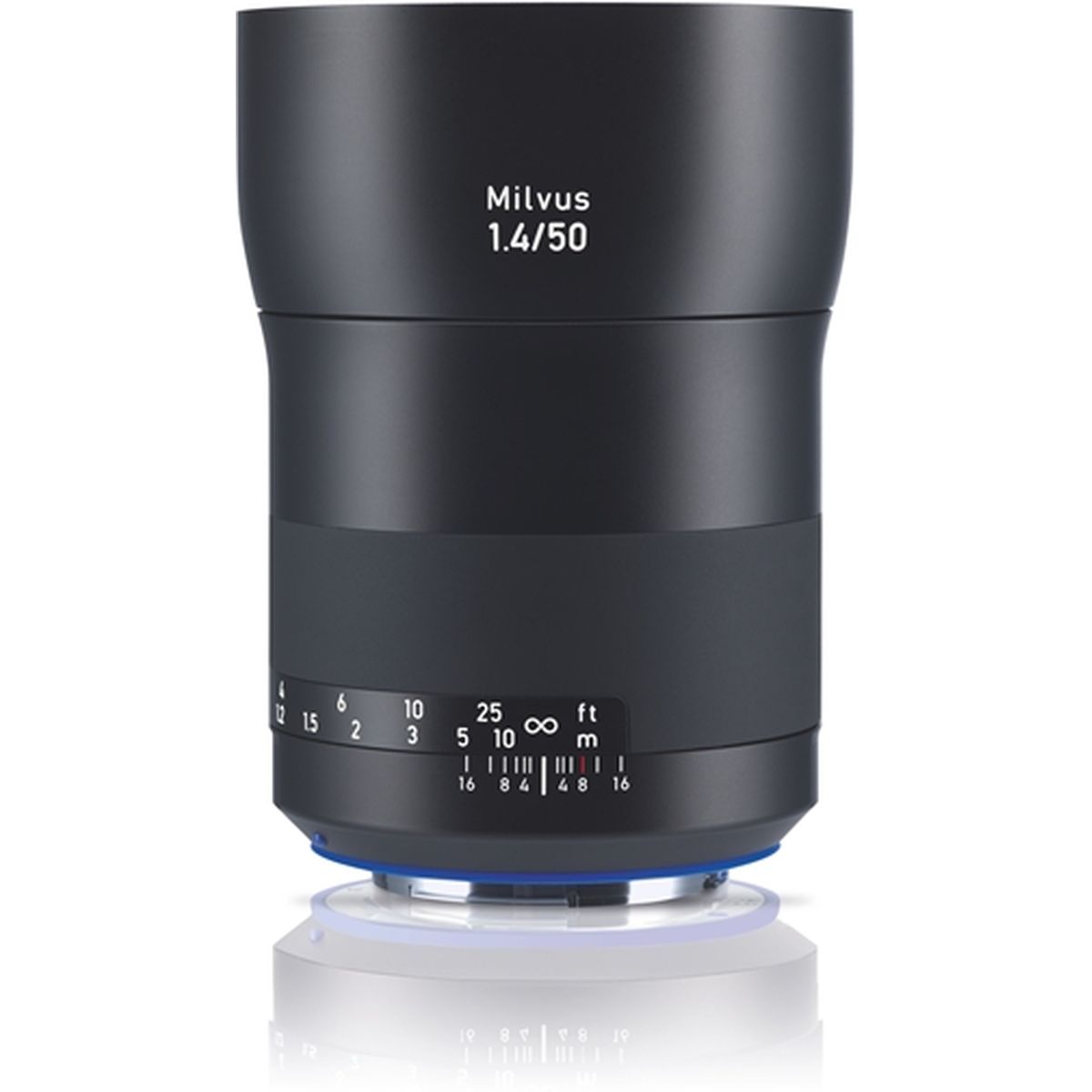Zeiss Carl Milvus 1.4/50 SLR Standaardlens Canon EF Zwart
