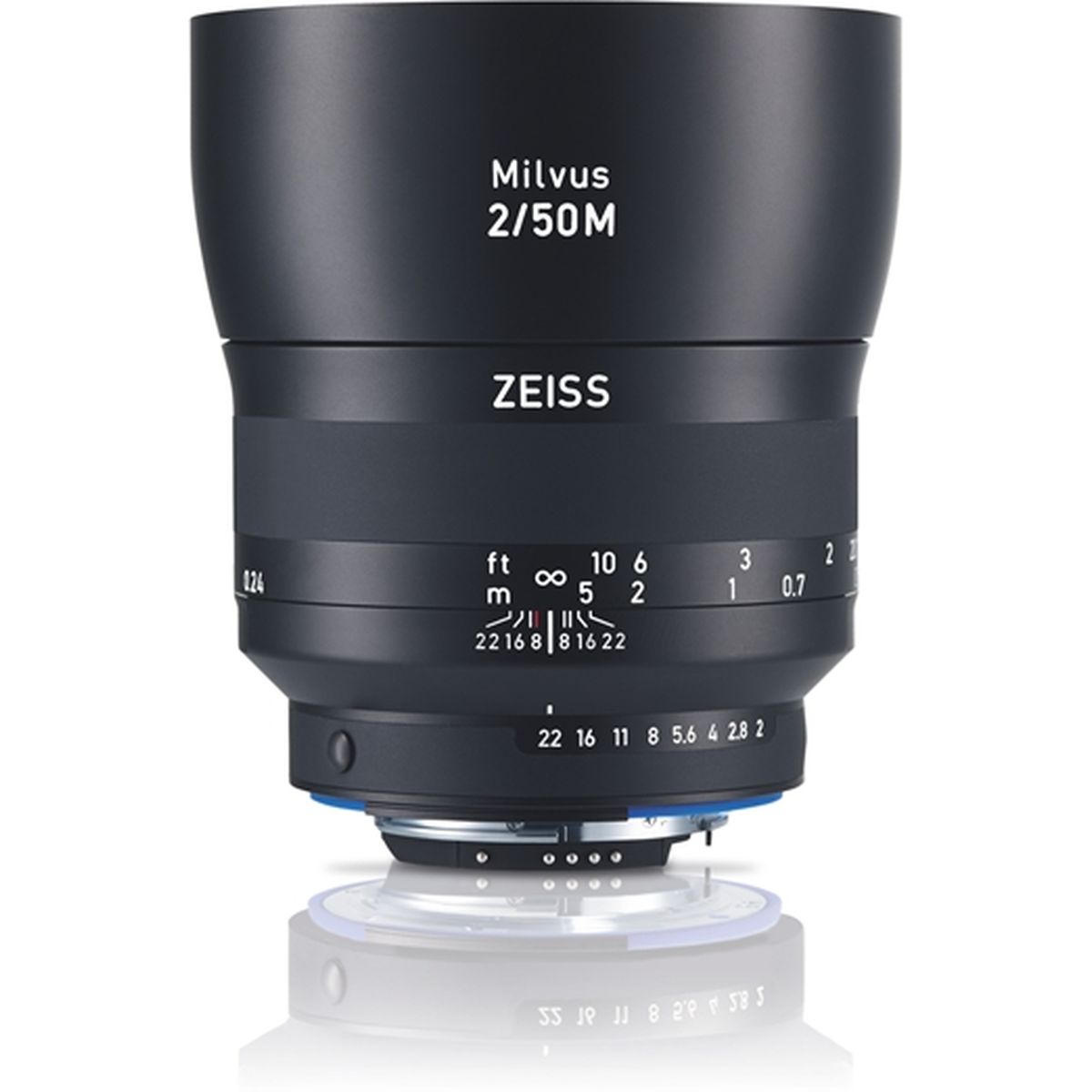 Zeiss Carl Milvus 2/50M SLR Macrolens Nikon F Zwart