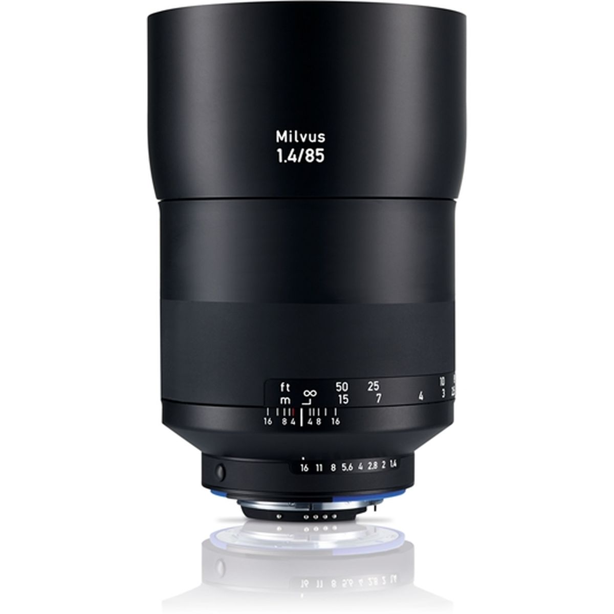 Zeiss Carl Milvus 1.4/85 SLR Standaardlens Nikon F Zwart