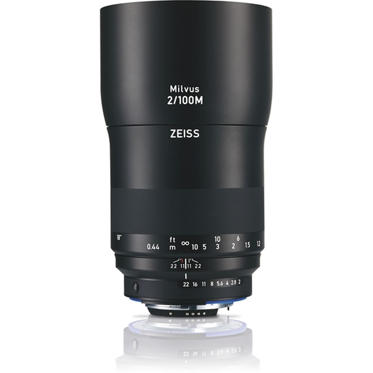 Zeiss Carl Milvus 2/100M SLR Macrolens Nikon F Zwart