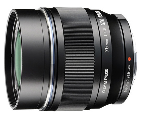 Olympus M.Zuiko Digital 75mm/F1.8 zwart