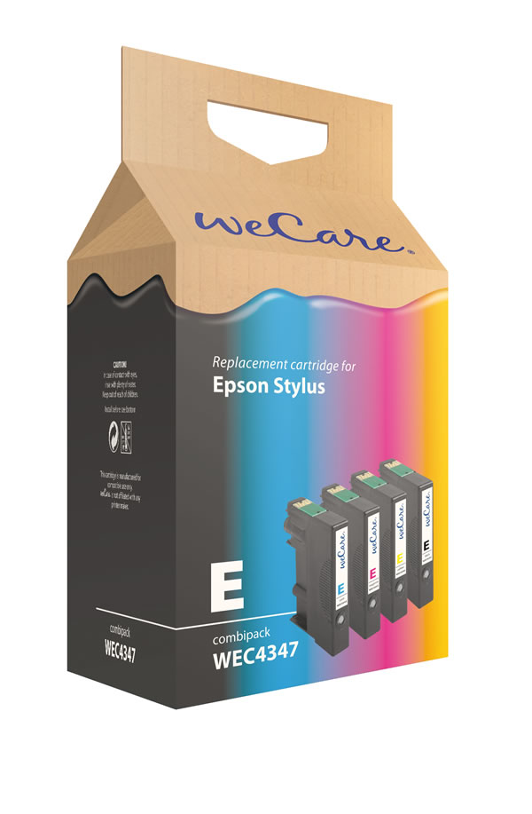 weCare Epson T071540 4-pack BK/C/M/Y afbeelding