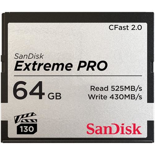 SanDisk CFast Extreme Pro 2.0 64GB VPG 130 525MB/s